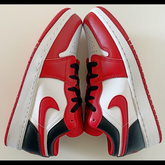 Nike ❌SOLD🎁Air Jordan 1 Low Reverse Black Toe 'Bulls' Mens 13 New. - Picture 3 of 8